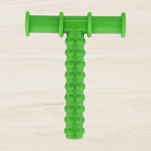 Chewy Tubes Silicone Knobby Texture for Toddler (Green)