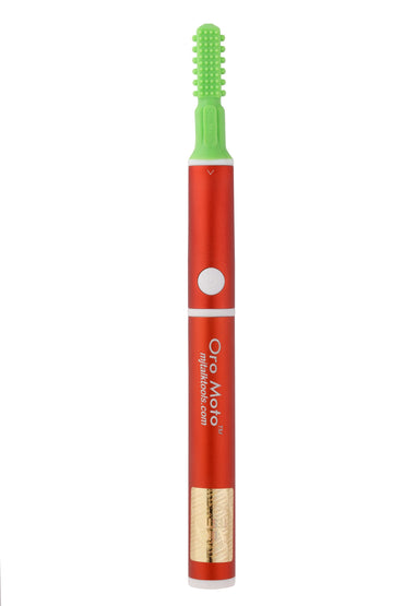 MJ Talk Tools® Oro Moto™ is A Vibration Device and an Oral Stimulator That is Used, Speech and Feeding Therapy (Red)