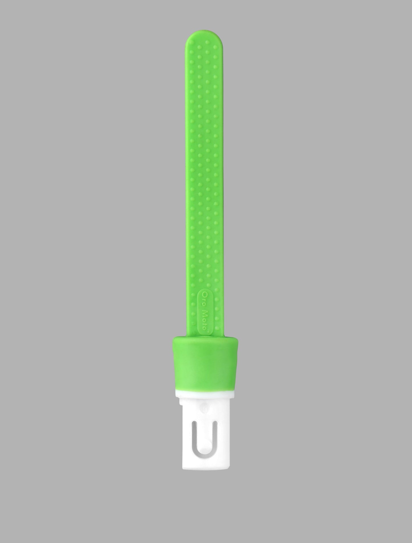 MJ Talk Tools Oro Moto™ Vibration Brash Attachment Textured Tongue Depressor (Green)