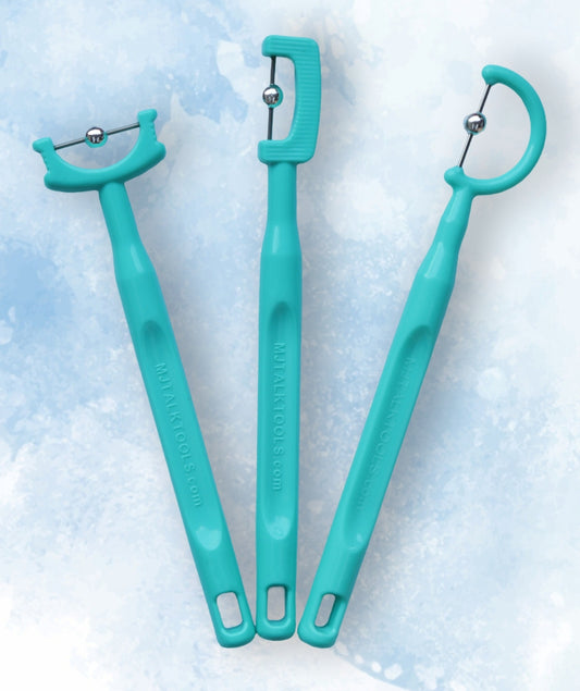 Tip Tongue elevation tools set of 3 (Blue)