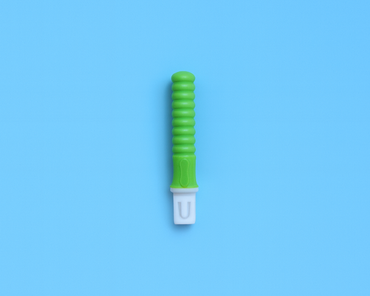 MJ Talk Tools® Oro Moto™ Vibration Brash Attachment Wee Round Textured Tip (Green)