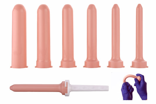 “Vaginal & Anal Medical Dilator Set | Silicone Dilators for Vaginismus Therapy, Anal Sphincter Training, Rectal Dilatation, Pelvic Floor Relaxation & Penetration Training | Complete Medical Device Kit”