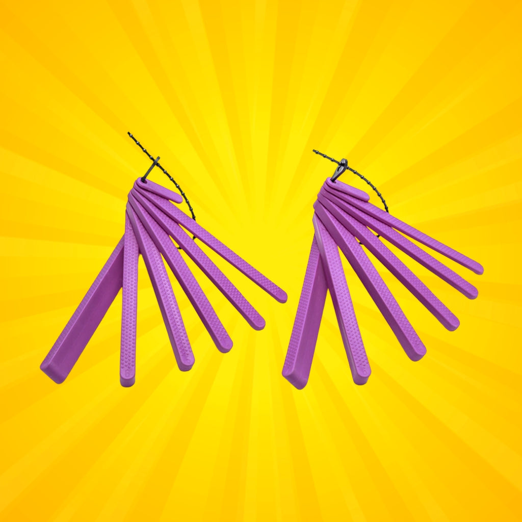 Talktools Sensory Friendly Bite Blocks (Purple) - 2 Pack - Reusable & Durable