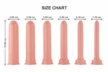 “Vaginal & Anal Medical Dilator Set | Silicone Dilators for Vaginismus Therapy, Anal Sphincter Training, Rectal Dilatation, Pelvic Floor Relaxation & Penetration Training | Complete Medical Device Kit”