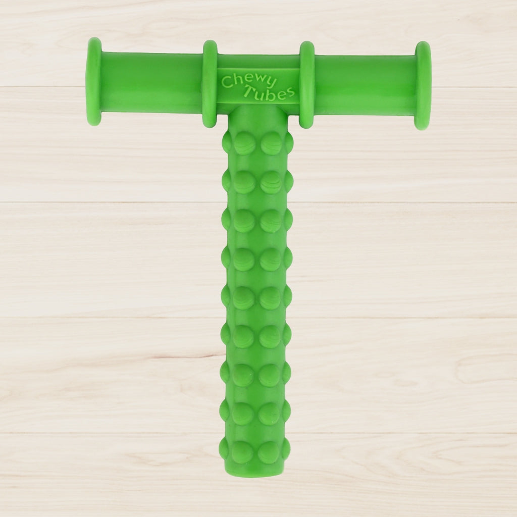 Chewy Tubes Silicone Knobby Texture for Toddler (Green)