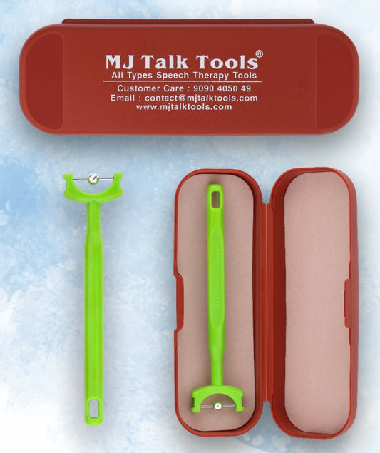 Tongue Tip Lateralization Lifting, Oral Muscle Exerciser 1 pack (Green)