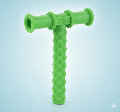 Chewy Tubes Silicone Knobby Texture for Toddler (Green)