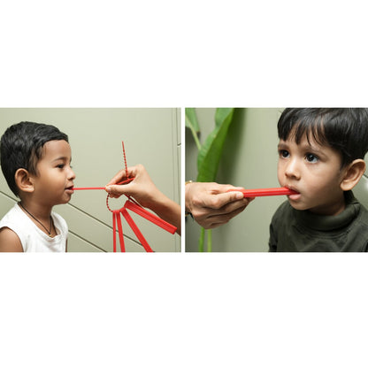 Jaw grading bite blocks Red 4