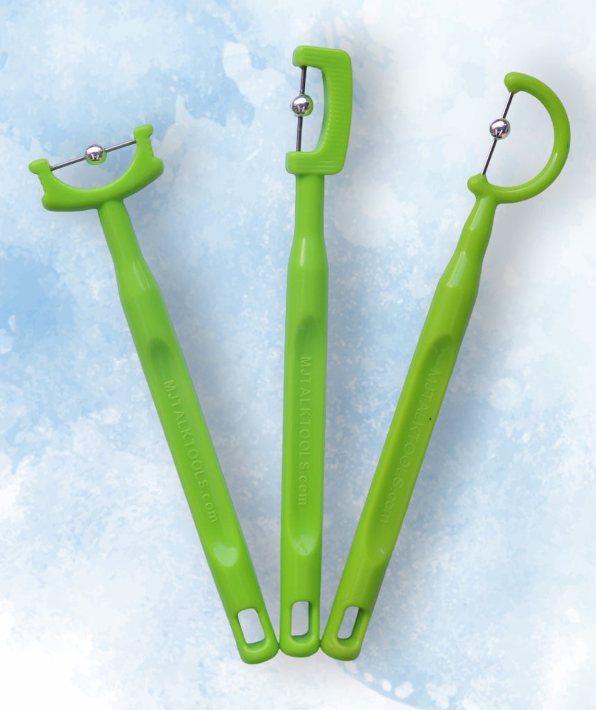 Tip Tongue elevation set of 3 (Green)