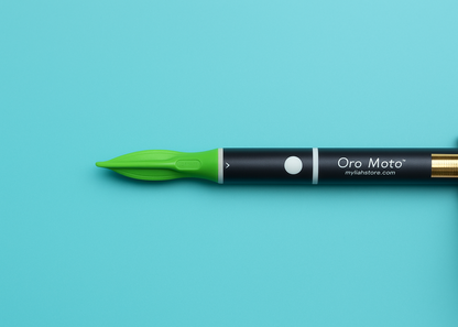 MJ Talk Tools Oro Moto™ Vibration Brash Attachment Soft Pointer Tip (Green)