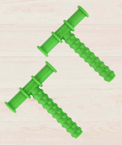 Chewy Tubes Knobby Texture Chewy Tubes Green Combo Pack 2