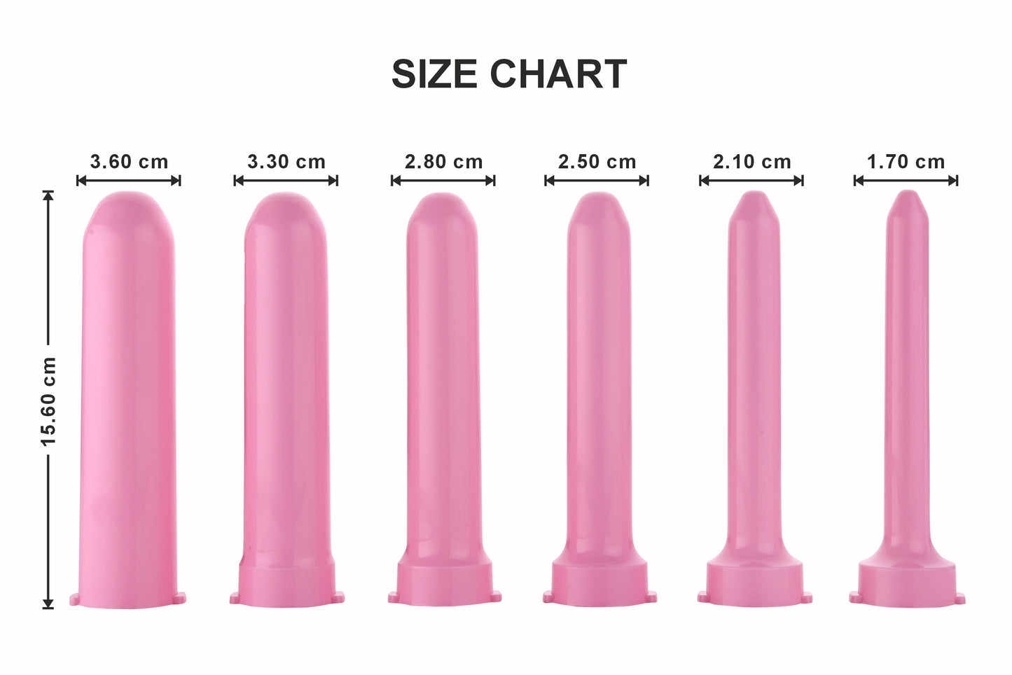 “Vaginal & Anal Medical Dilator Set | Hard Dilators for Vaginismus Therapy, Anal Sphincter Training, Rectal Dilatation, Pelvic Floor Relaxation & Penetration Training | Complete Medical Device Kit”