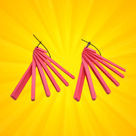 Talk Tools Jaw Grading Bite Blocks Reusable and Durable Speech Therapy Tool (Red)