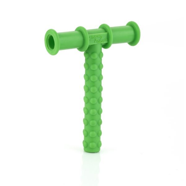 Chewy Tubes Silicone Knobby Texture for Toddler (Green)
