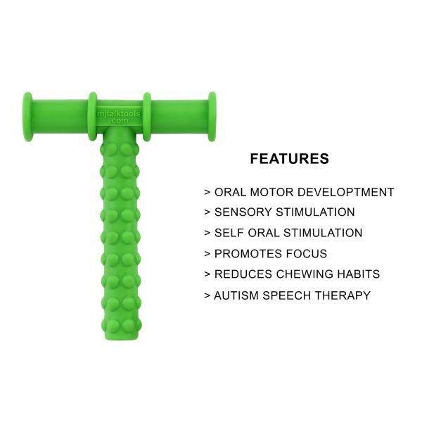 Chewy Tubes Silicone Knobby Texture for Toddler (Green) - Image 4